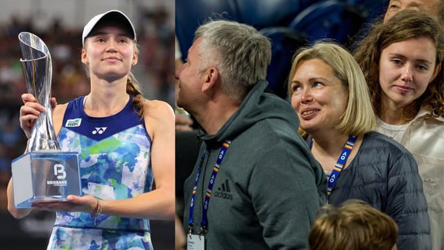 PICTURES: Elena Rybakina's father Andrey makes rare appearance with her  sister Anna as duo enjoy rugby outing in Kazakh's absence