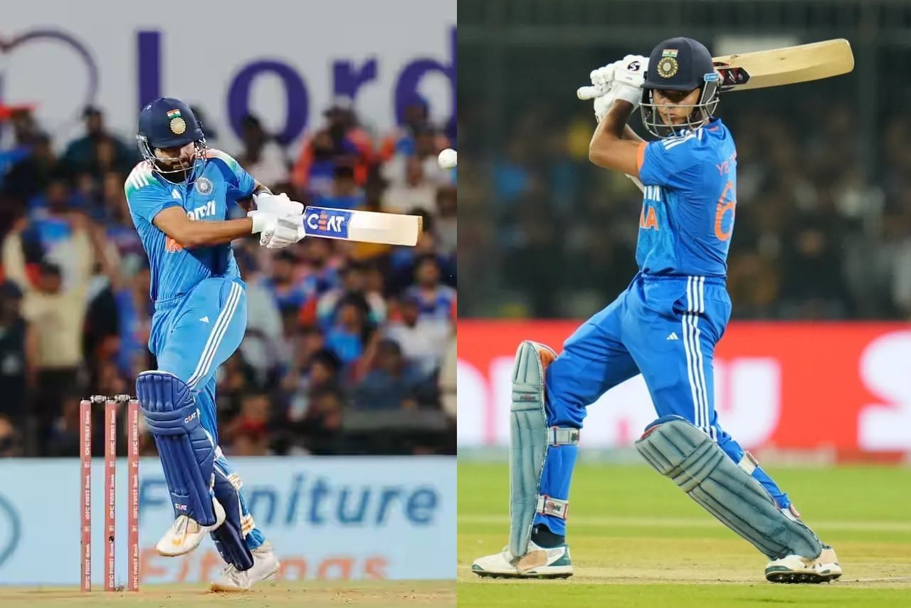 Shreyas Iyer (left) and Yashasvi Jaiswal are among the noable absentees in India