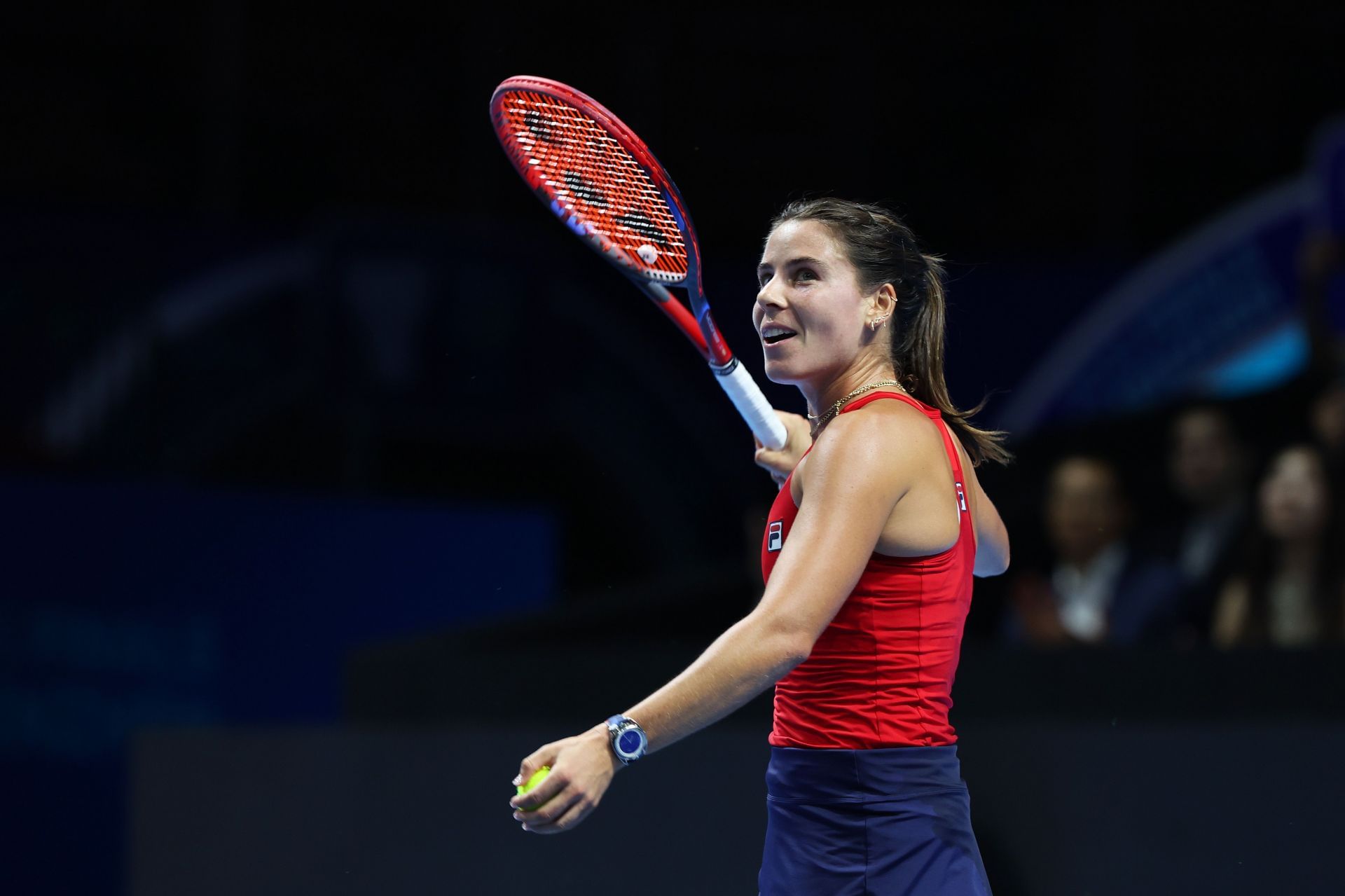 Navarro at the USA v Great Britain - Billie Jean King Cup Finals By Gainbridge 2025 - Source: Getty