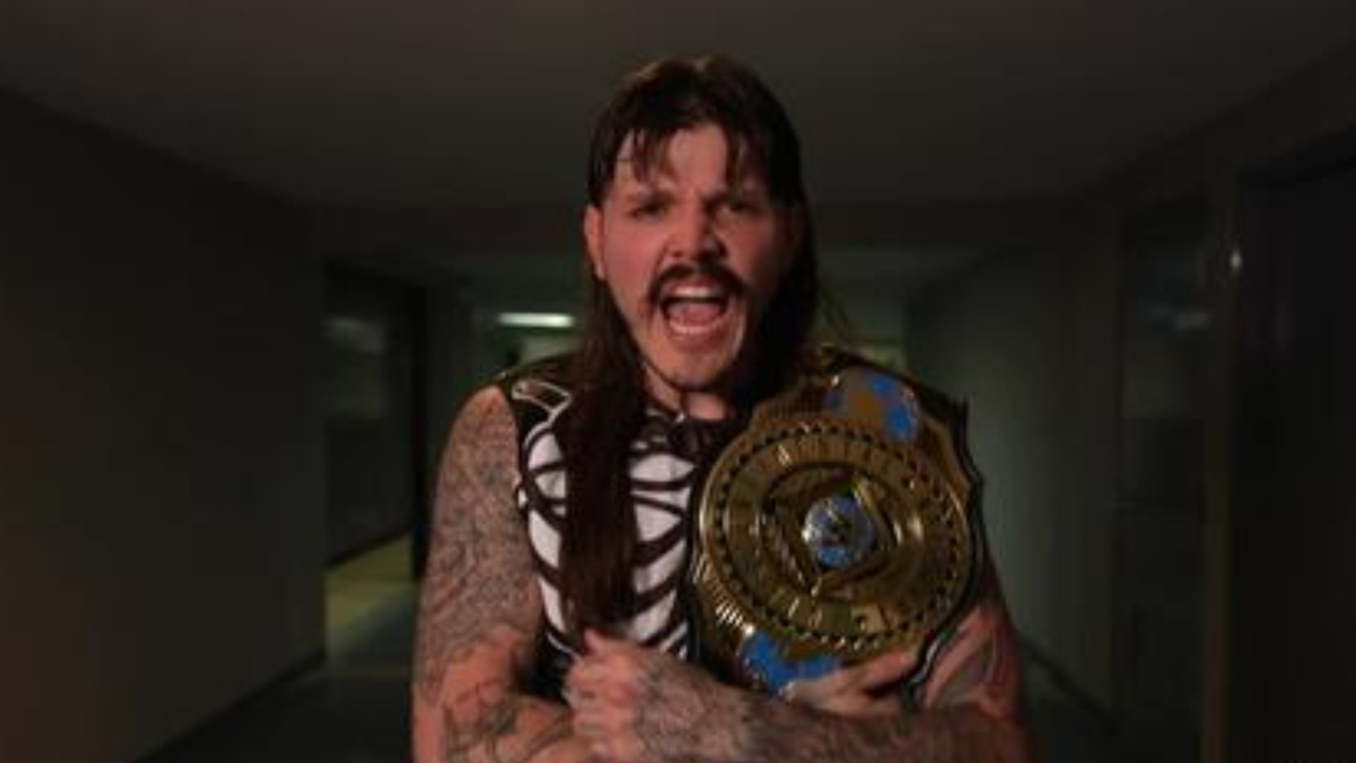 Dominik Mysterio backstage on RAW [Image Credits: WWE.com]