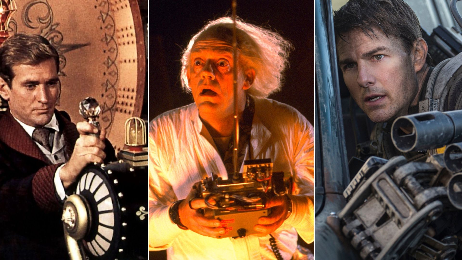The Time Machine, Back to the Future, Edge of Tomorrow 