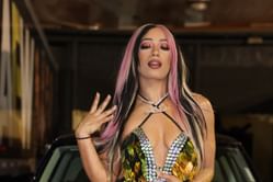 Mercedes Mone reacts after new champion is crowned at AEW All Out