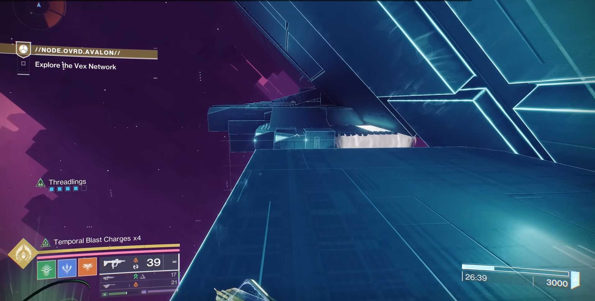 Ramp after beating two Wyvern bosses in Destiny 2 NODE OVRRD AVALON (Image via Bungie)