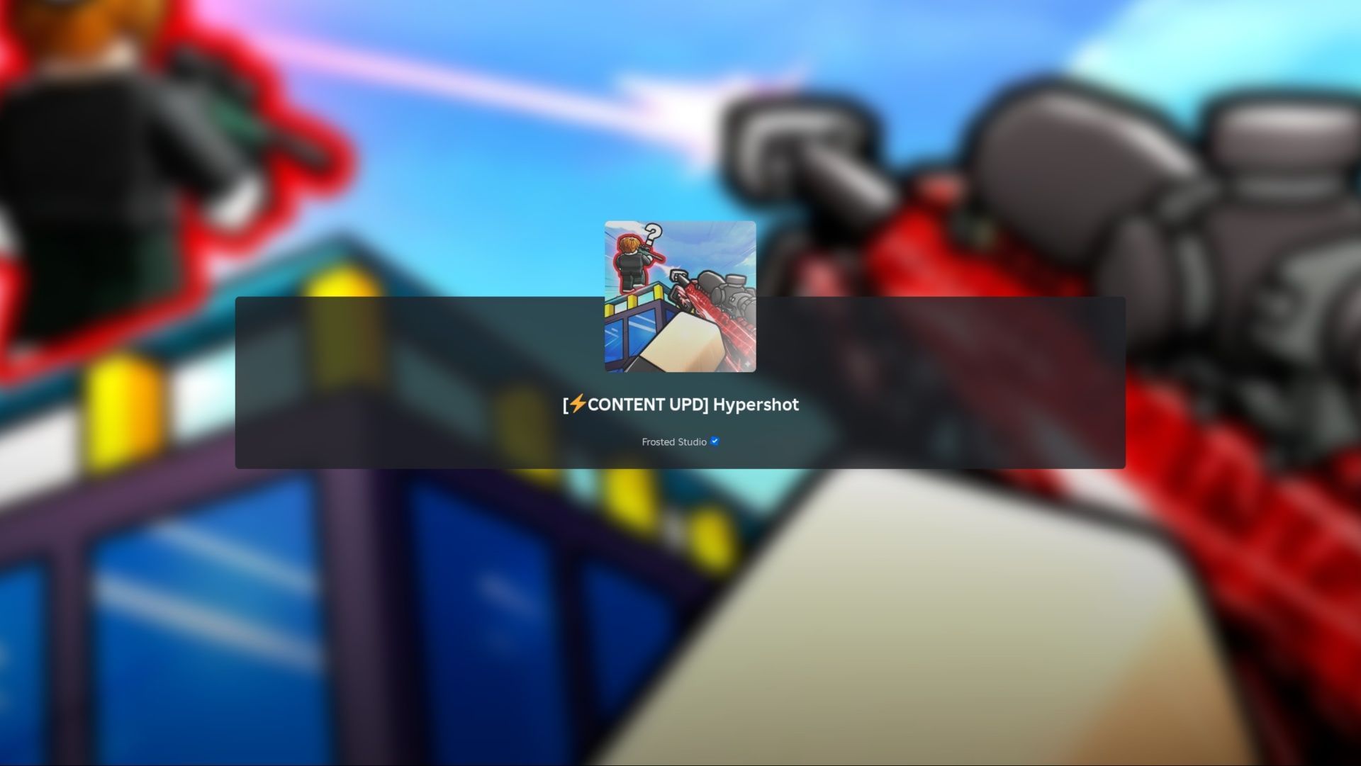 Exploring the Capture the Flag mode in Hypershot (image via Roblox)