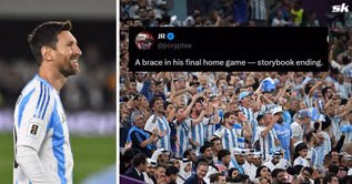 "Giving Argentina fans one last magical night" - Fans in awe of Lionel Messi as he scores brace in last competitive fixture in home country