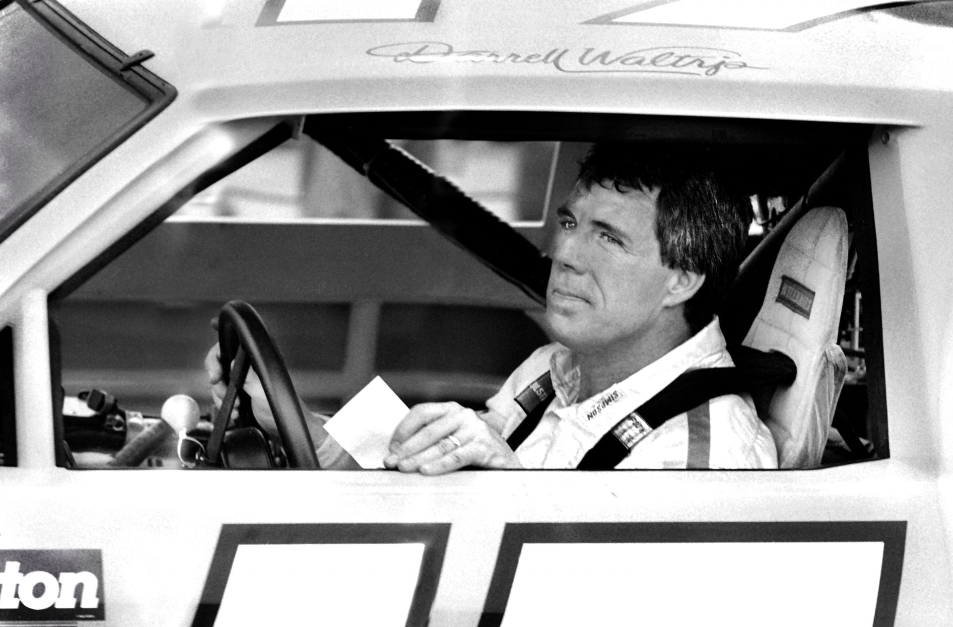 Darrell Waltrip before the 1987 Daytona 500. Source: Getty