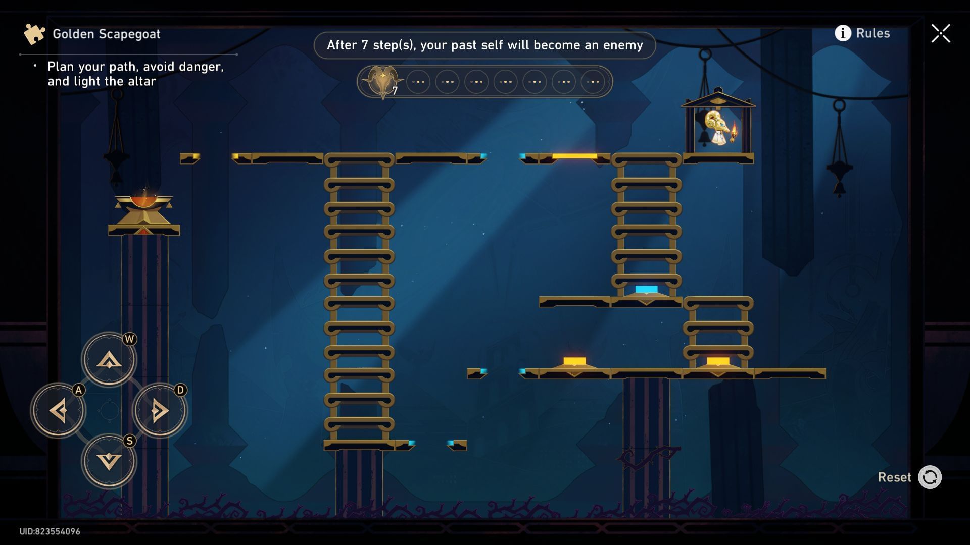 First puzzle solution (Image via Sportskeeda Gaming || HoYoverse)