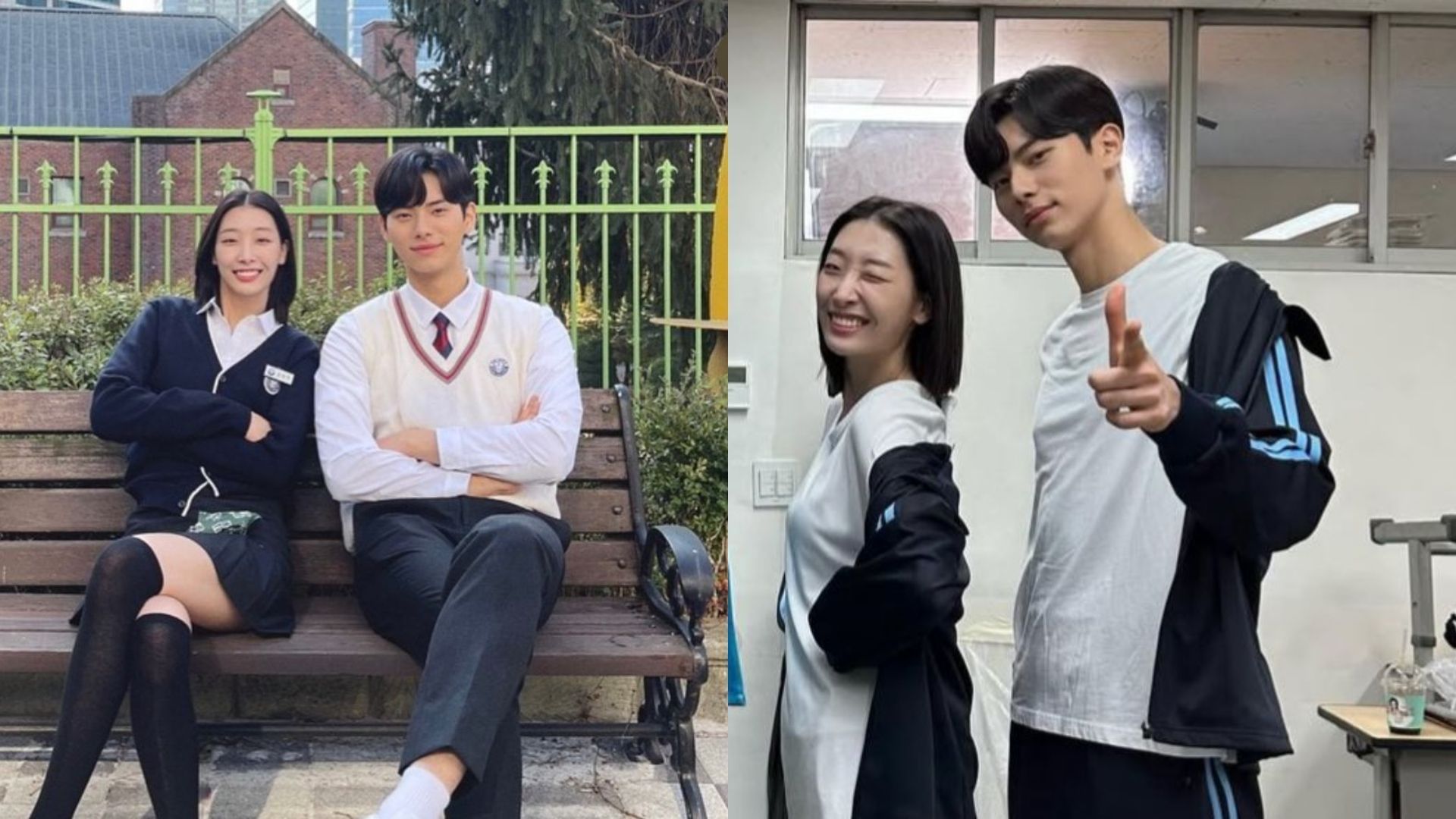 Lee Chae-min and Ryu Da-in (Image via YouTube/@rxudain)