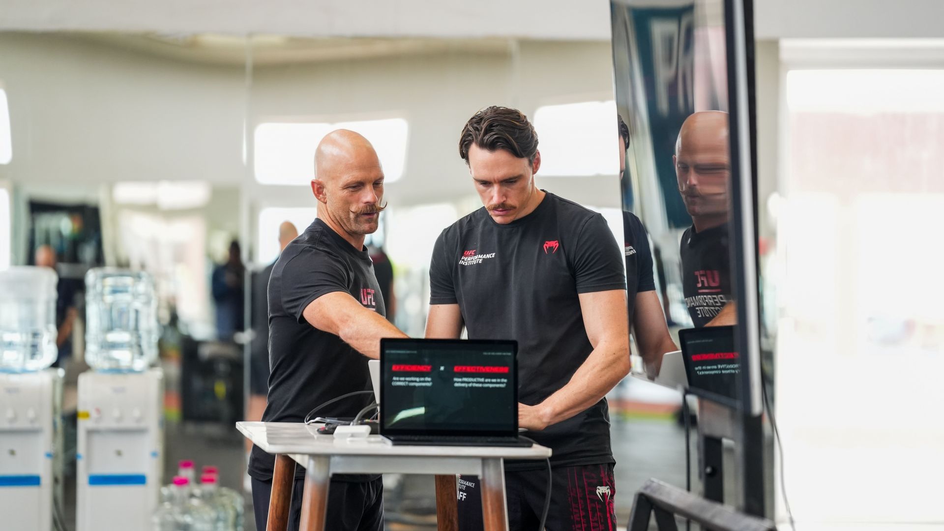 Gavin Pratt and Dean Ritchie of the UFC PI at the IIS workshop - Source: IIS Media