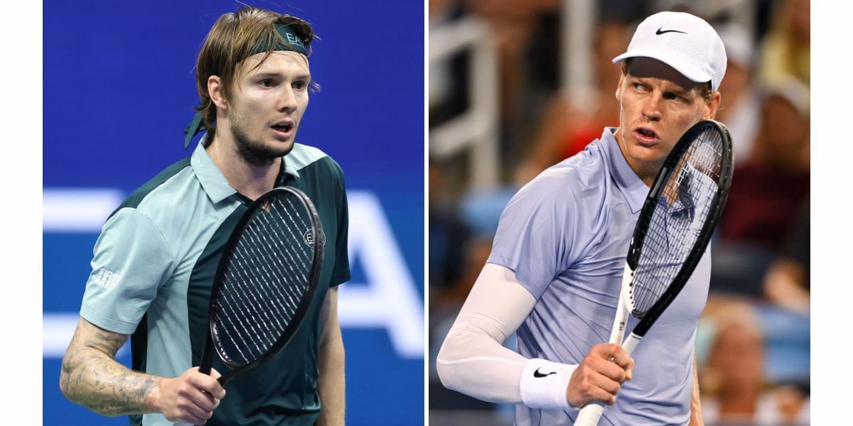 Alexander Bublik (L) and Jannik Sinner (R) (Image Source: Getty)