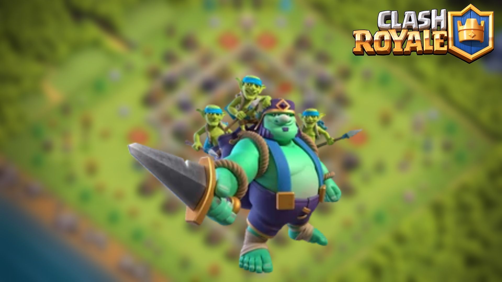 Goblin Giant Evolution carrying Spear Goblins (Image via Supercell)