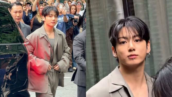 “Our humble king” - BTS’ Jungkook pulls a massive crowd during his NYFW debut at Calvin Klein SS26 show, gracious bow wins fans’ hearts