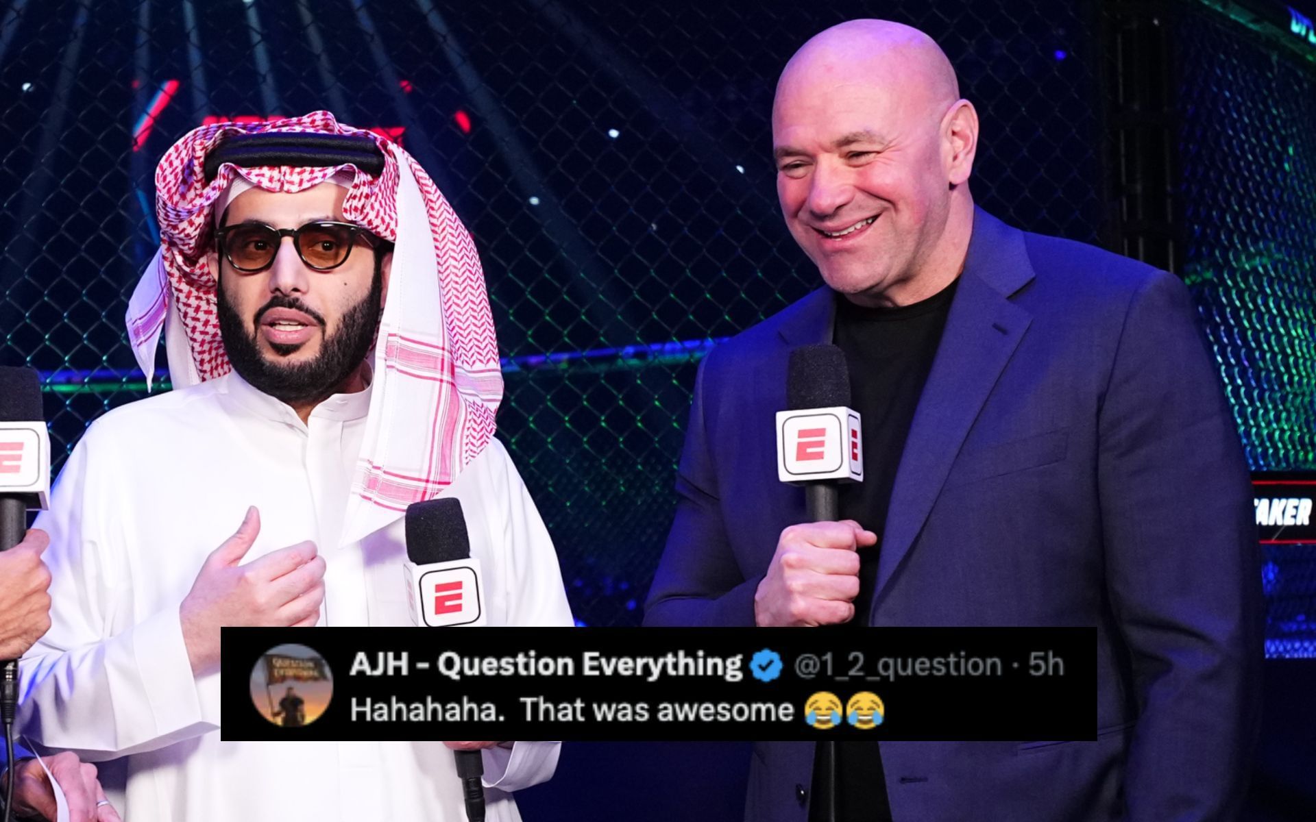Dana White and Turki Alalshikh
