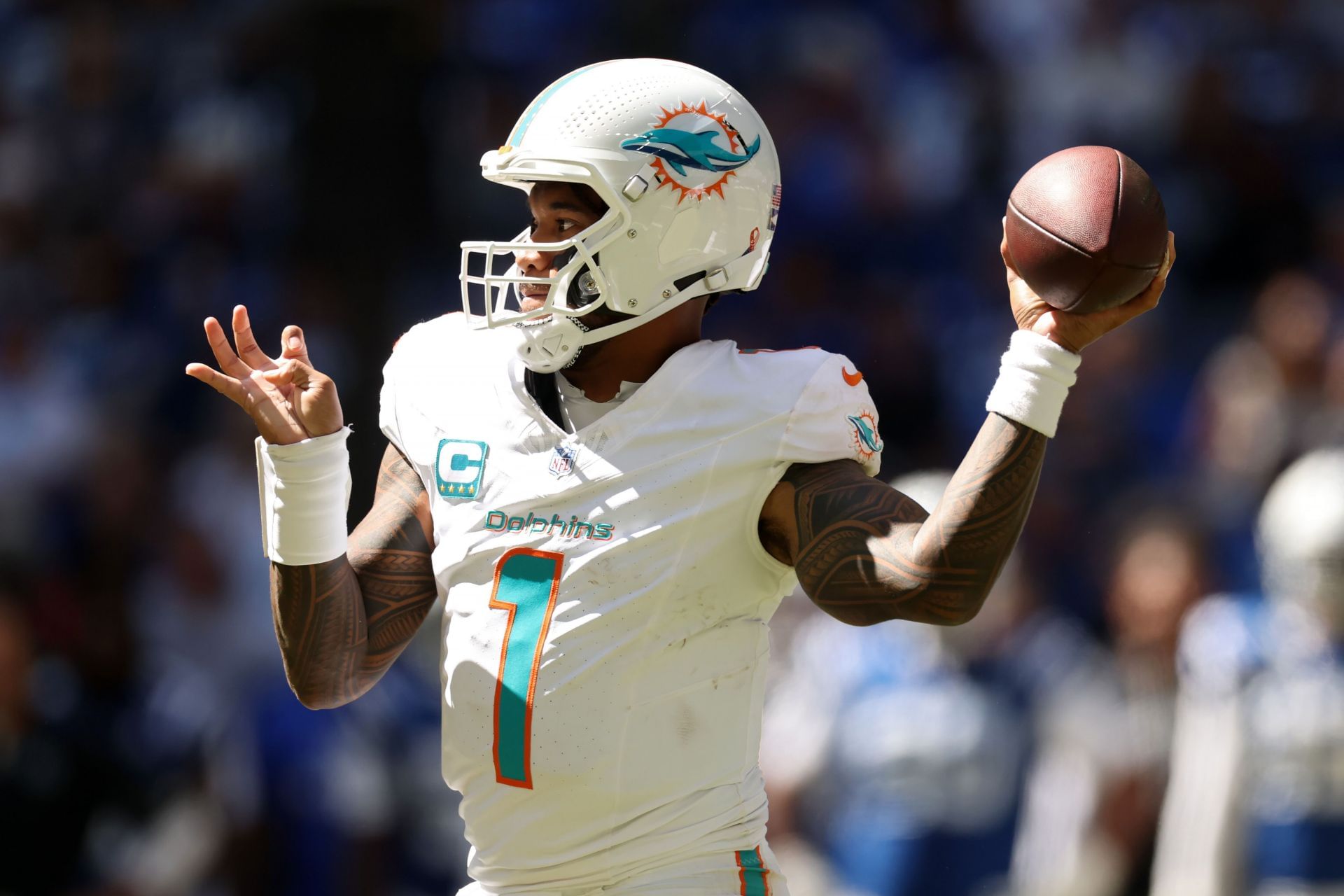 Miami Dolphins QB Tua Tagovailoa - Source: Getty