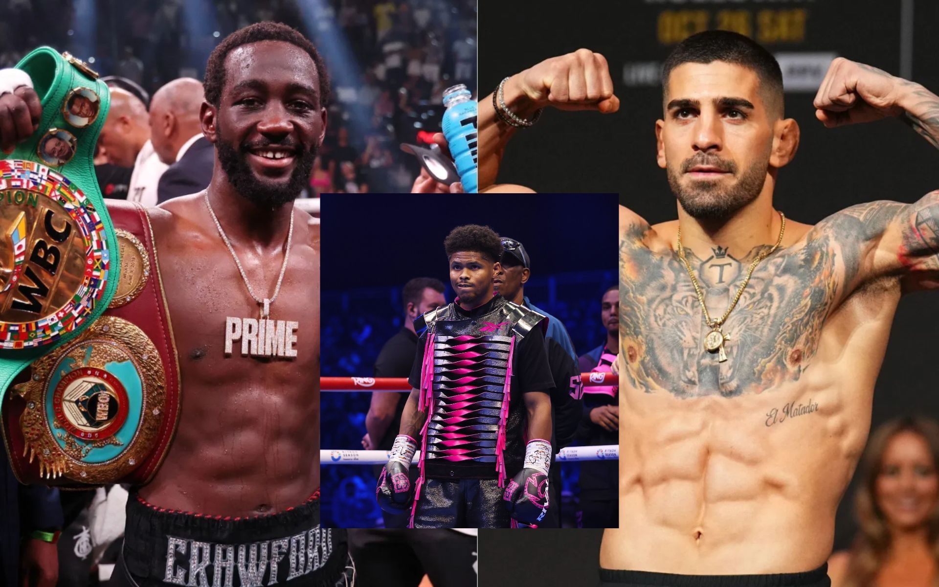 Shakur Stevenson predicts Terence Crawford could knock out or choke Ilia Topuria in MMA