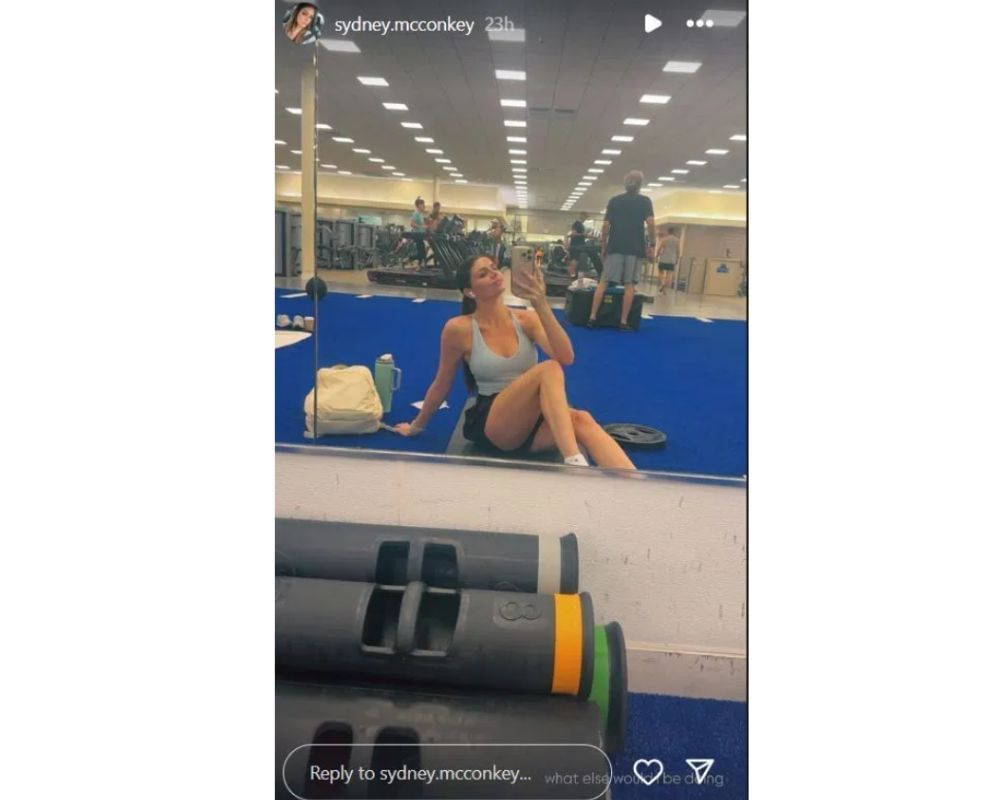 Sydney McConkey showing off hr gym outfit: &ldquo;What Else Would I Be Doing?&rdquo; [IG/@sydneymcconkey]