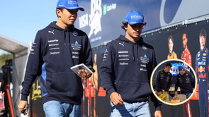 Watch: Carlos Sainz celebrates his birthday with Alex Albon and Williams F1 team