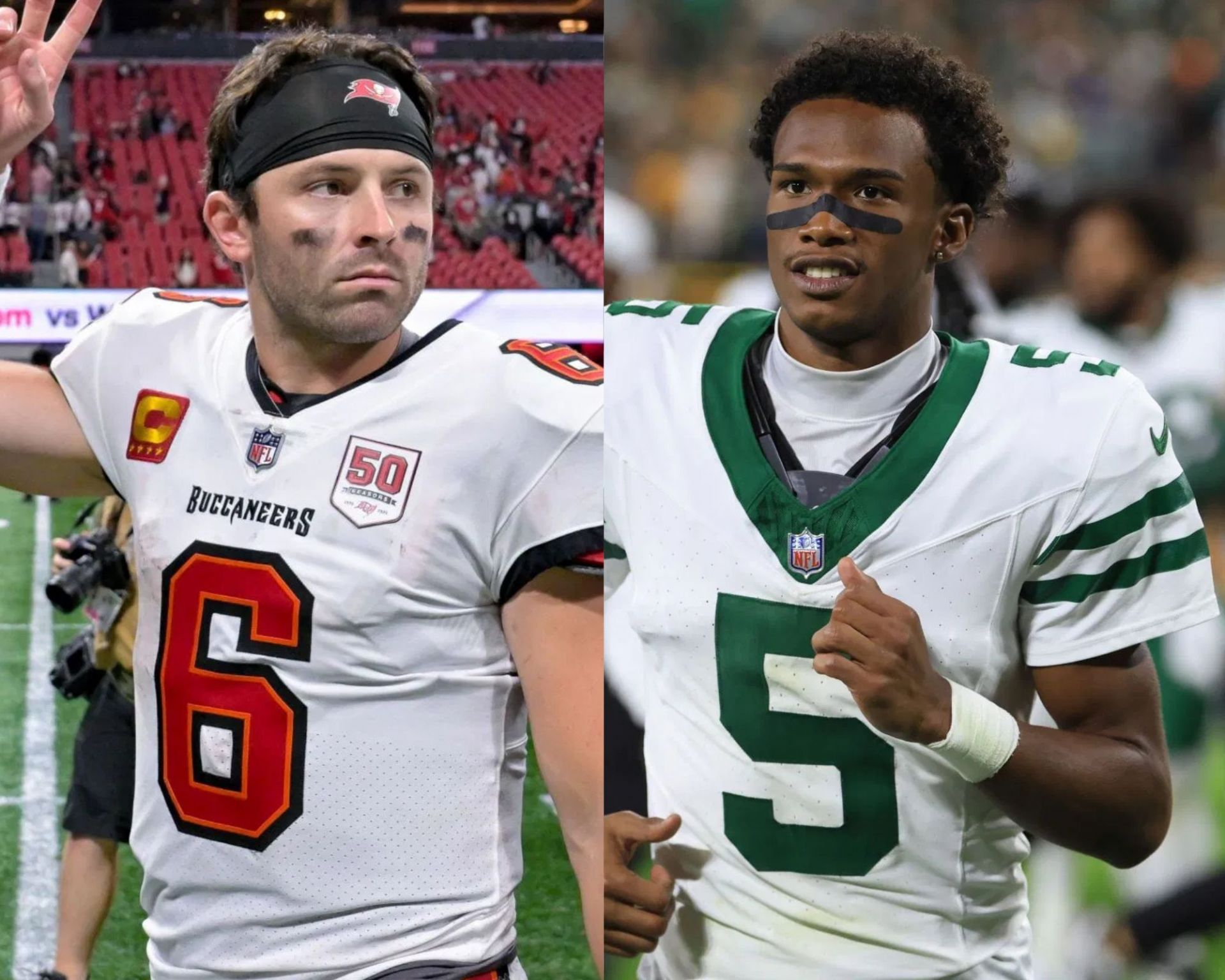 New York Jets vs. Tampa Bay Buccaneers: Box score, player stats, and summary feat. Garrett Wilson, Baker Mayfield - Source: Getty