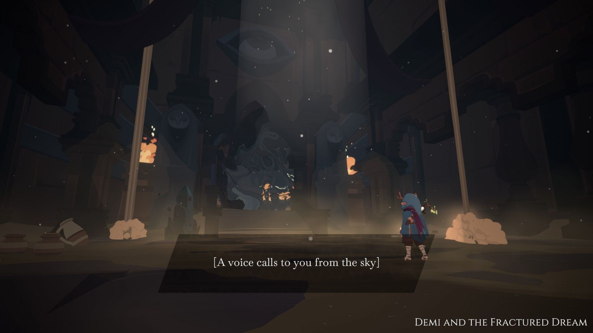Explore mysterious dungeons and conquer the dangers within using wit and strength (Image via Annapurna Interactive)