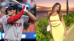 Roman Anthony's sister Lia crushes game day look in chic tank and bomber jacket ft. Red Sox star brother's jersey number