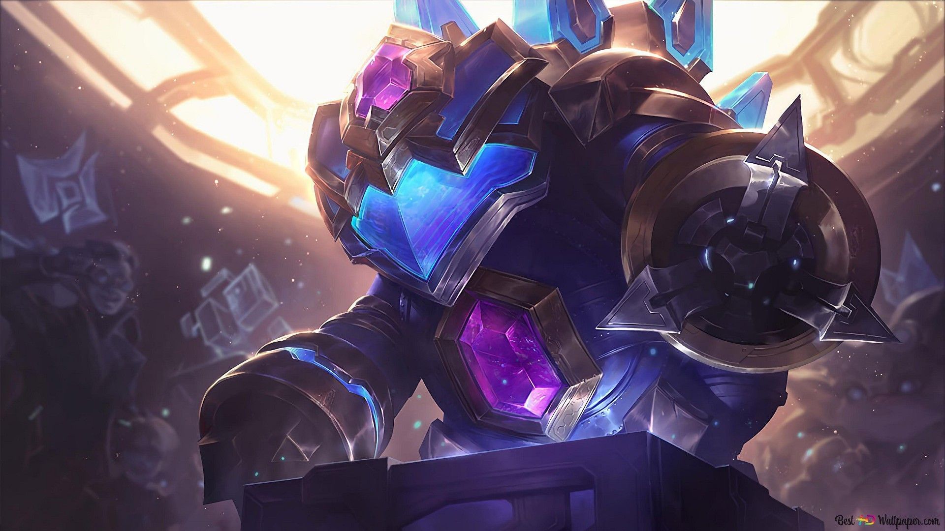 Hextech Rammus in League of Legends (Image via Riot Games)