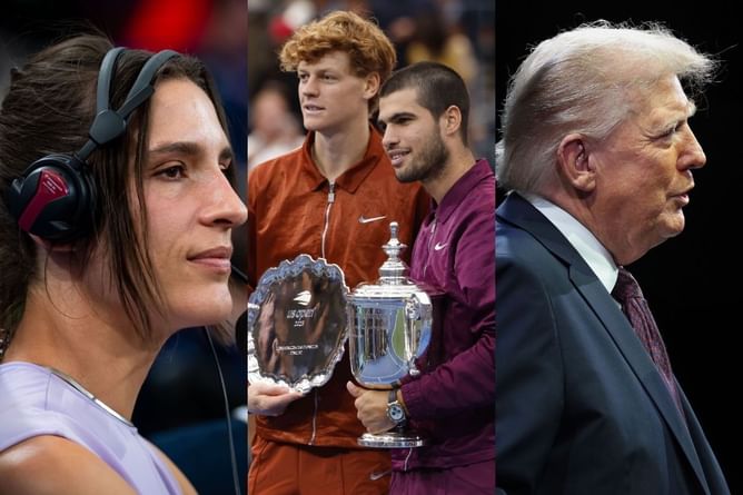 "Made me feel bad for Alcaraz and Sinner" - Andrea Petkovic says Donald Trump's US Open presence was a 'distraction' from the tennis
