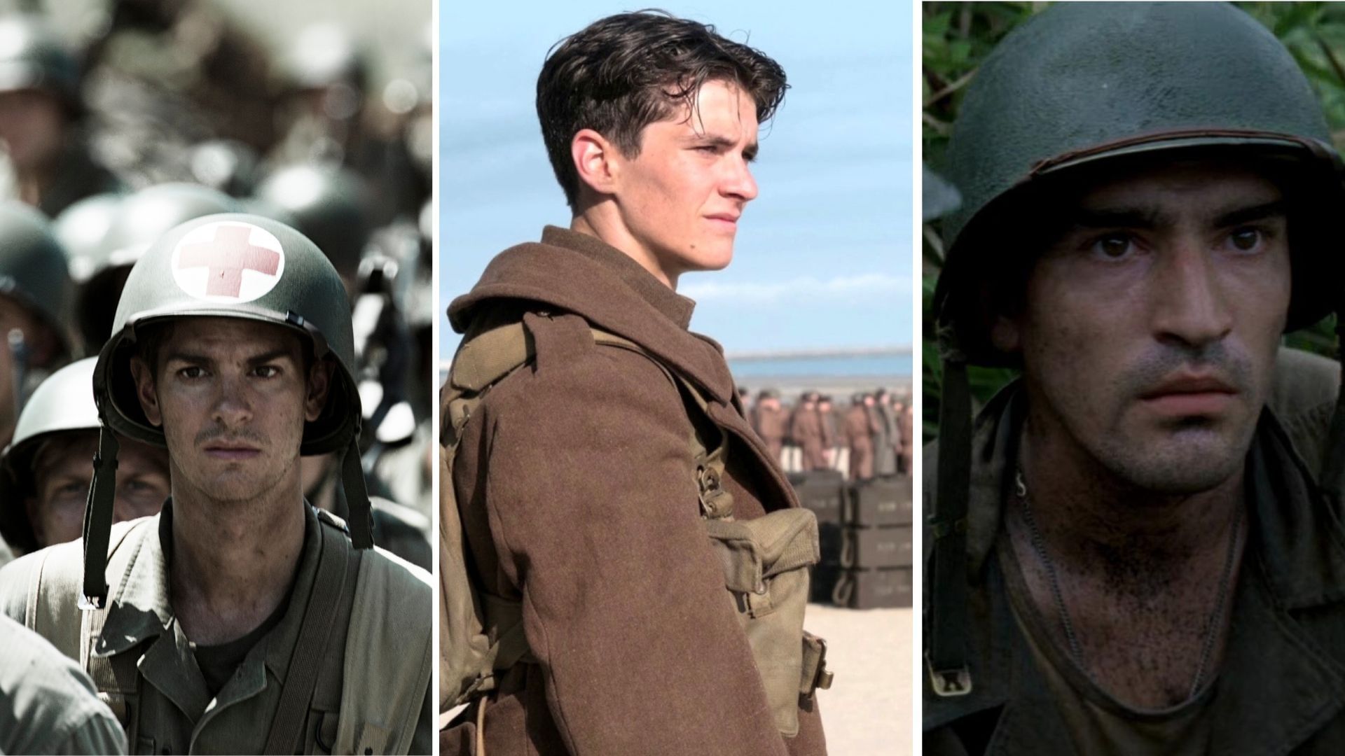 Hacksaw Ridge, Dunkirk, The Thin Red Line 