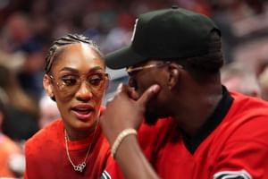 “Everybody doesn’t have a 6’10 boyfriend”: Fever's Sydney Colson jokes about Bam Adebayo helping A’ja Wilson for historic MVP