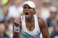 Taylor Townsend at the 2025 US Open (Source: Getty)