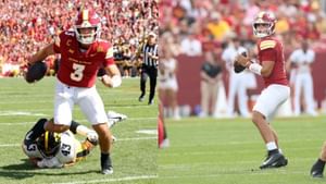 "This is the moment you live for": Iowa State QB Rocco Becht exhilarated after massive win over rival Iowa in Week 2