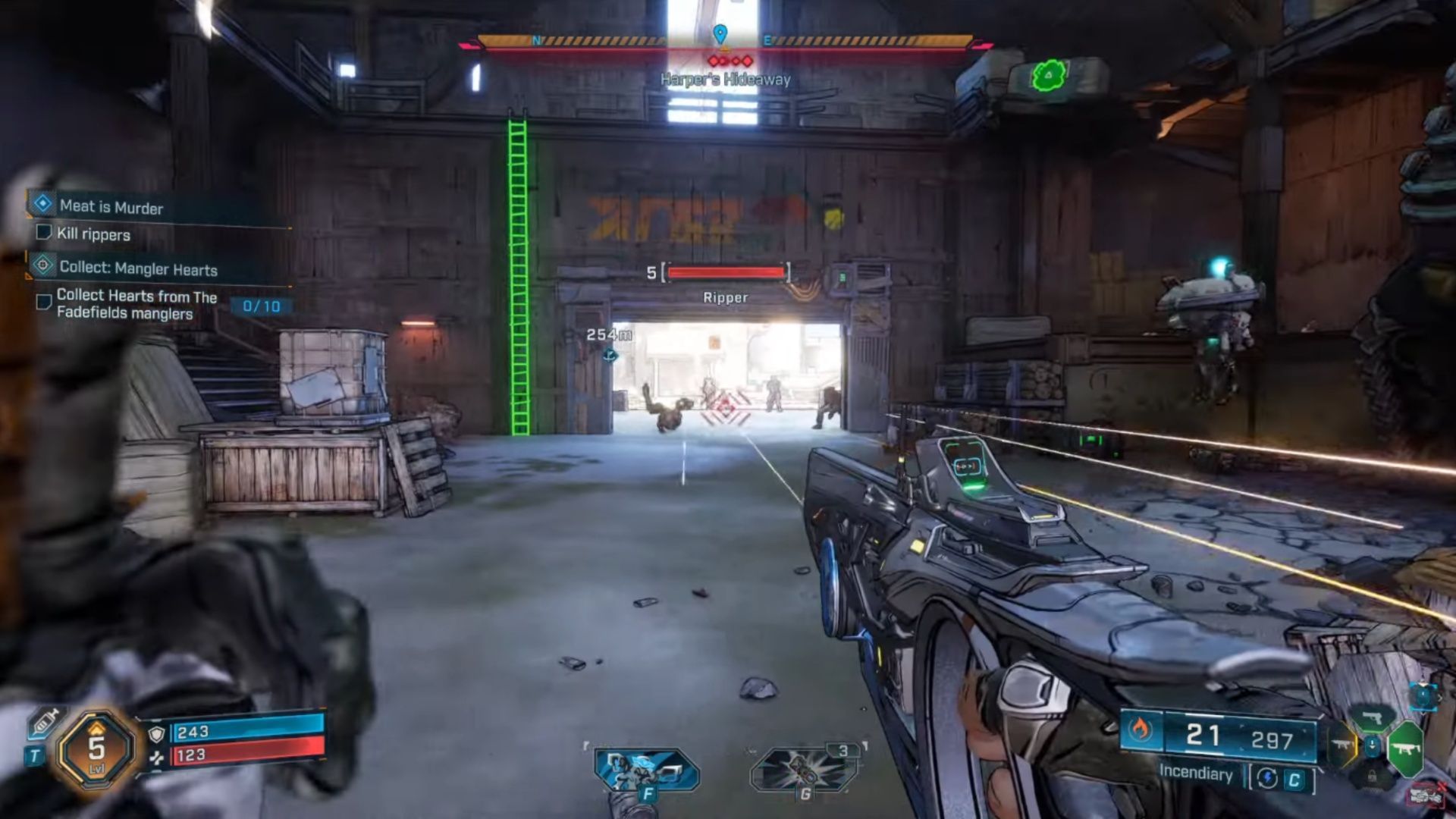 A few waves of Rippers shouldn&#039;t be any problem for a Vault Hunter (Image via 2K Games/YouTube@WoWQuests)