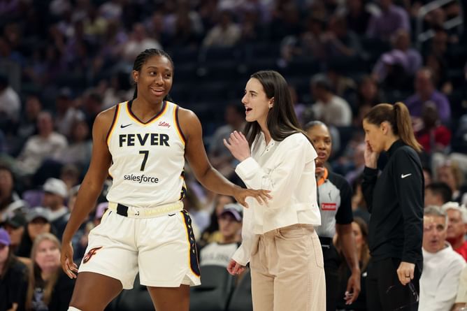 "We're like, get out" - Aliyah Boston reveals Caitlin Clark's eagerness to help team amid recovery