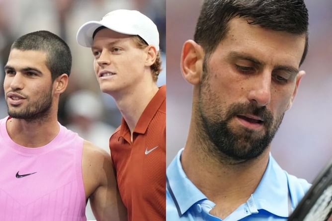 "Novak Djokovic is physically worn out & he knows it": Ex-World No. 1 believes "nobody can compete" with Carlos Alcaraz & Jannik Sinner