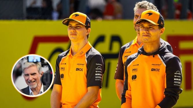 Damon Hill takes a cheeky dig at McLaren's Lando Norris-Oscar Piastri mid-race switch