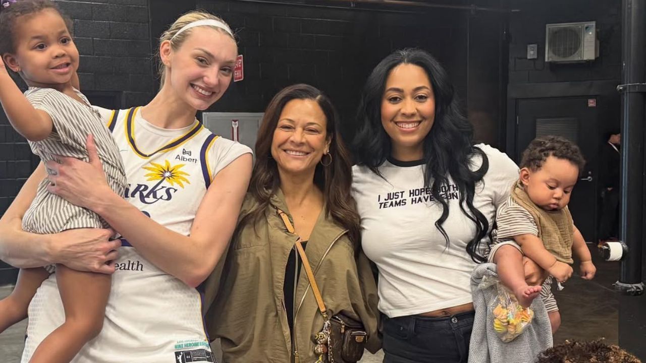 Cameron Brink, Sonya Curry and Sydel Curry Lee - Image Credits: Instagram (@cameronbrink22)