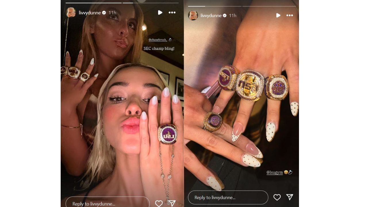 Olivia Dunne's Instagram story