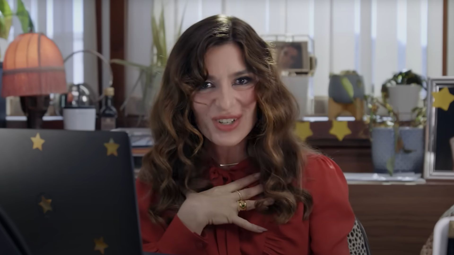 Esmeralda disrupts Ned&#039;s progress (Image via YouTube/Peacock)