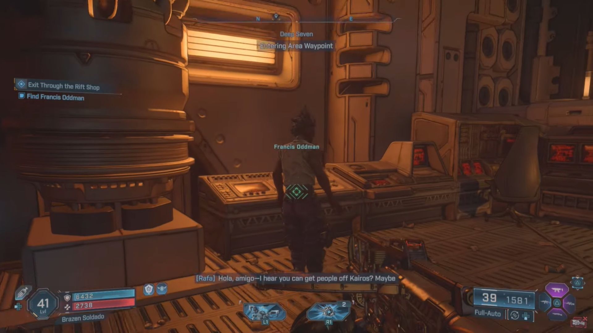 Francis Oddman in Borderlands 4 (Image via 2K Games || YouTube/@manugames92)