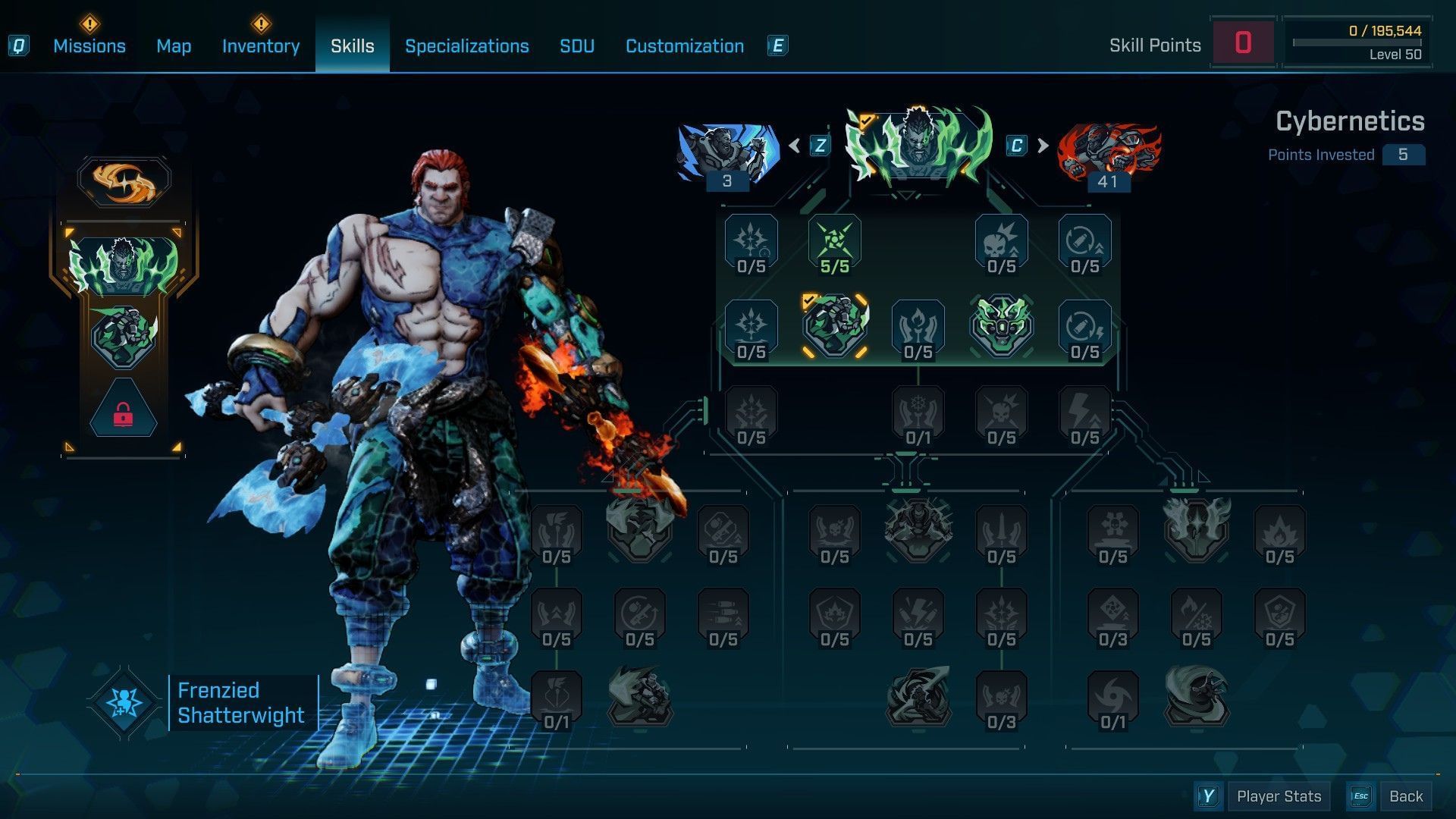 Gathering Storm is all you need in the Crucible passive tree (Image via 2K)