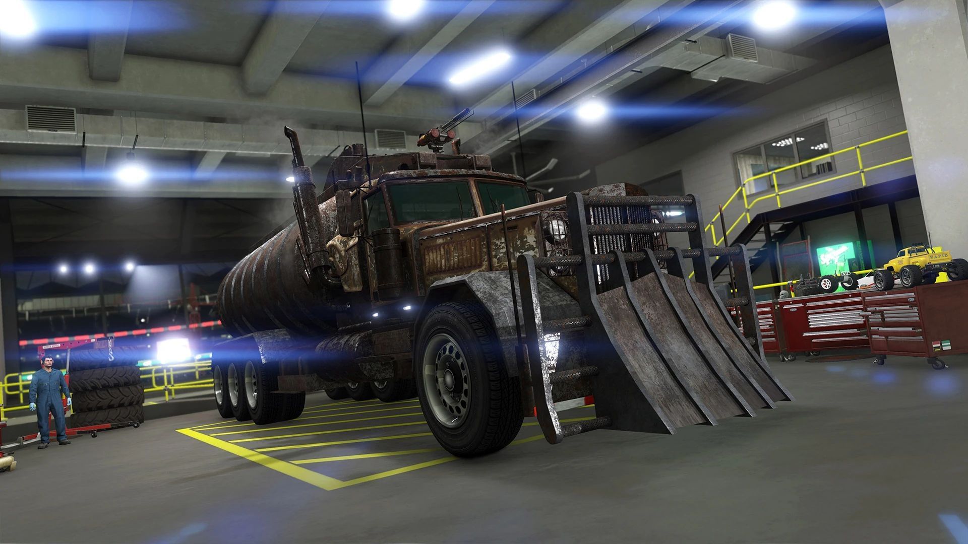 Apocalypse Cerberus is a massive and menacing truck that can be used during Halloween (Image via Rockstar Games || GTA Wiki)