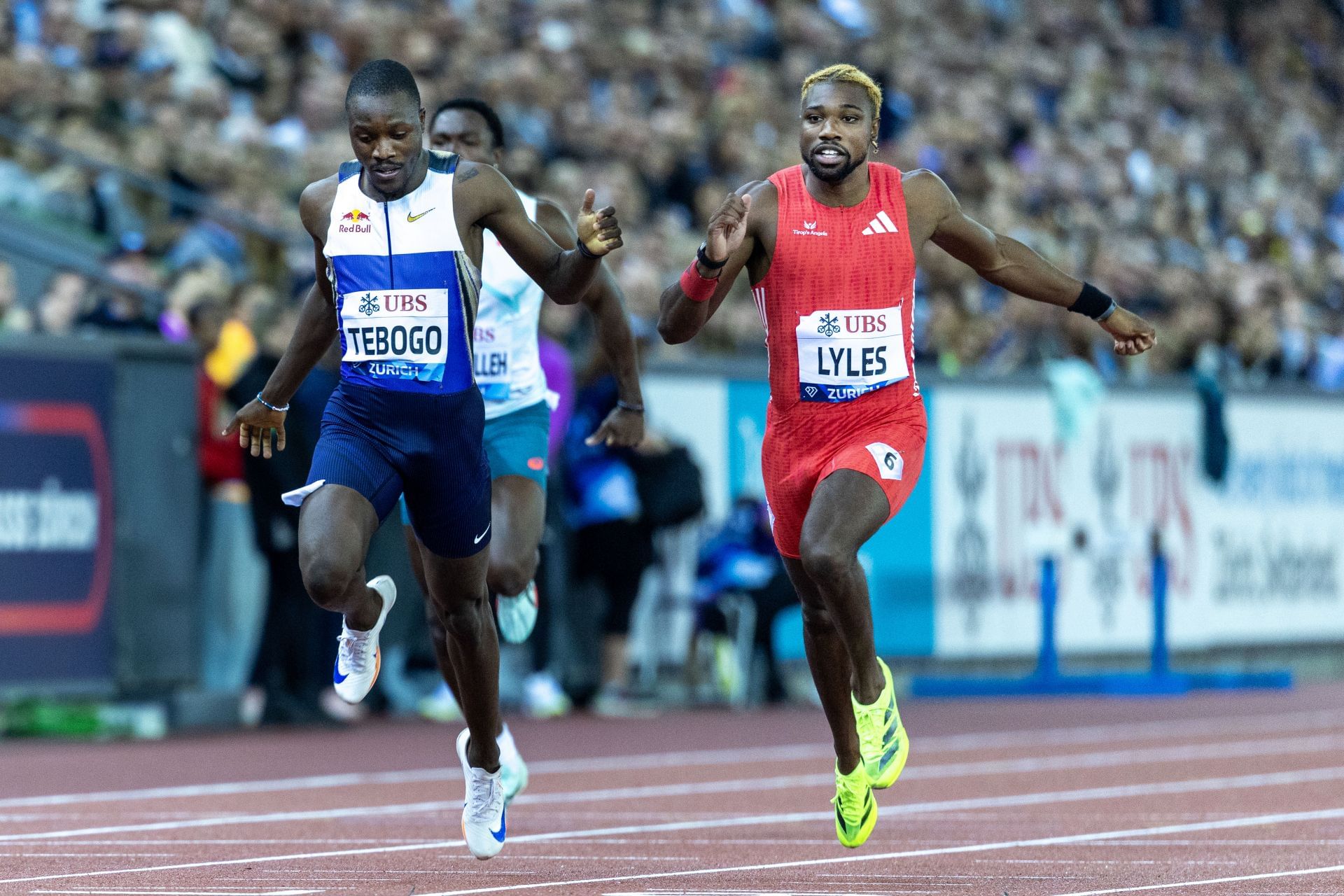 Noah Lyles at Weltklasse Z&uuml;rich, Wanda Diamond League Final. - Source: Getty