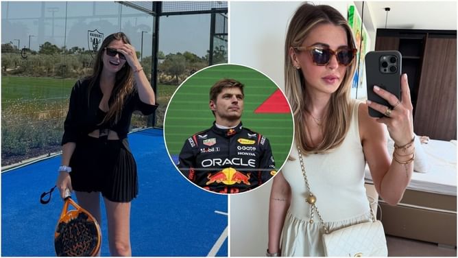 Max Verstappen's sister Victoria Verstappen reacts to Kelly Piquet's post in an all-black outfit