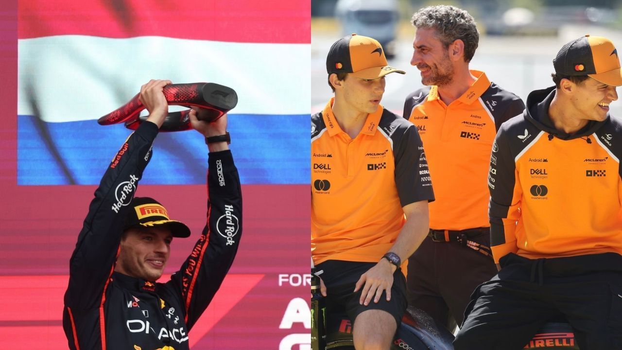 McLaren boss Andrea Stella claims Max Verstappen is a championship threat to Oscar Piastri and Lando Norris after the Azerbaijan GP [Images via Getty]