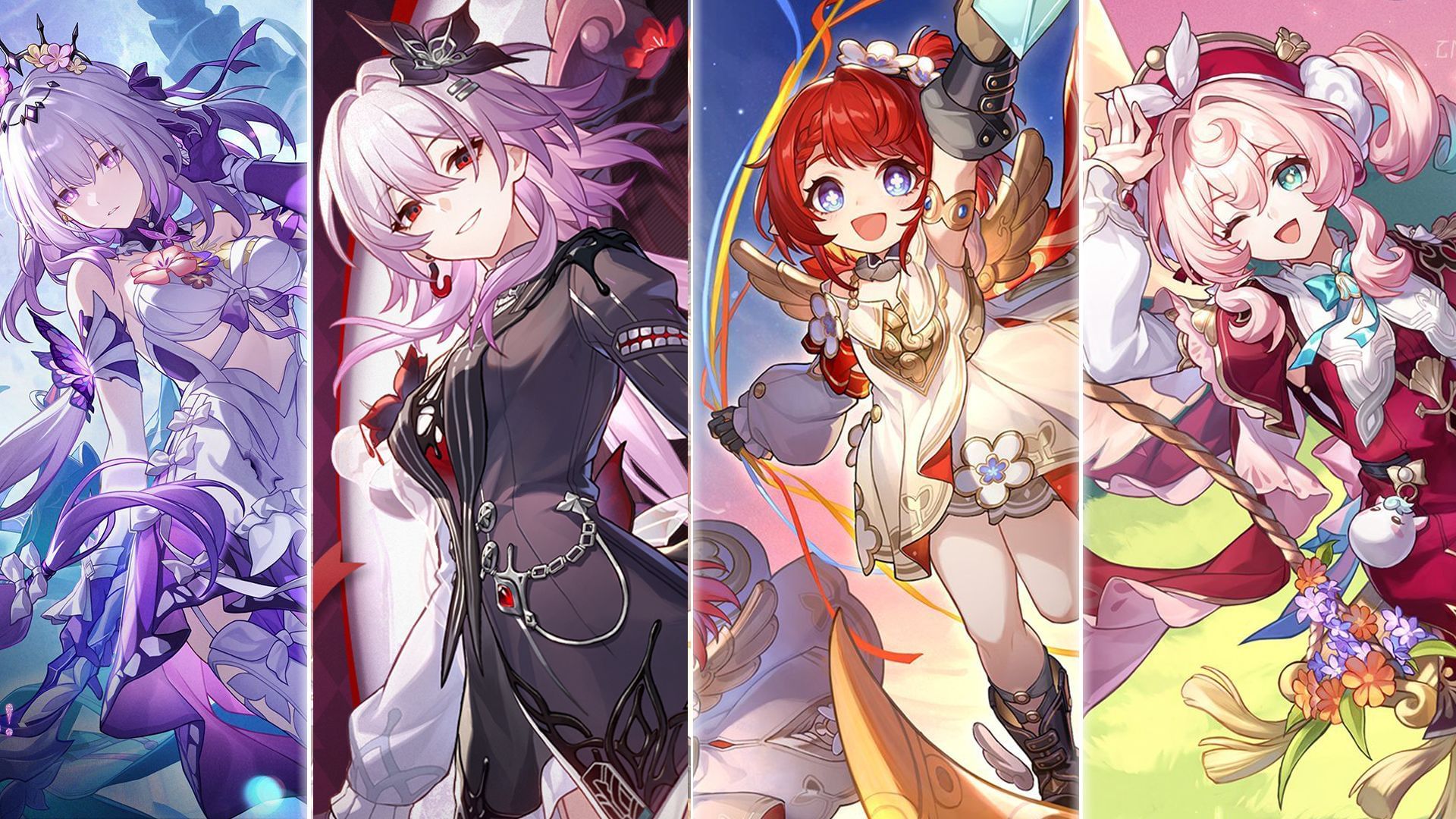 Castorice, Evernight, Tribbie, Hyacine (Image via Sportskeeda Gaming/HoYoverse)