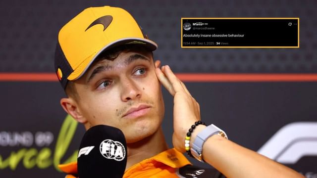 Absolutely insane obsessive behaviour": F1 Fans shocked as screenshot of  Lando Norris fans sending the FIA claims of McLaren sabotage emerge