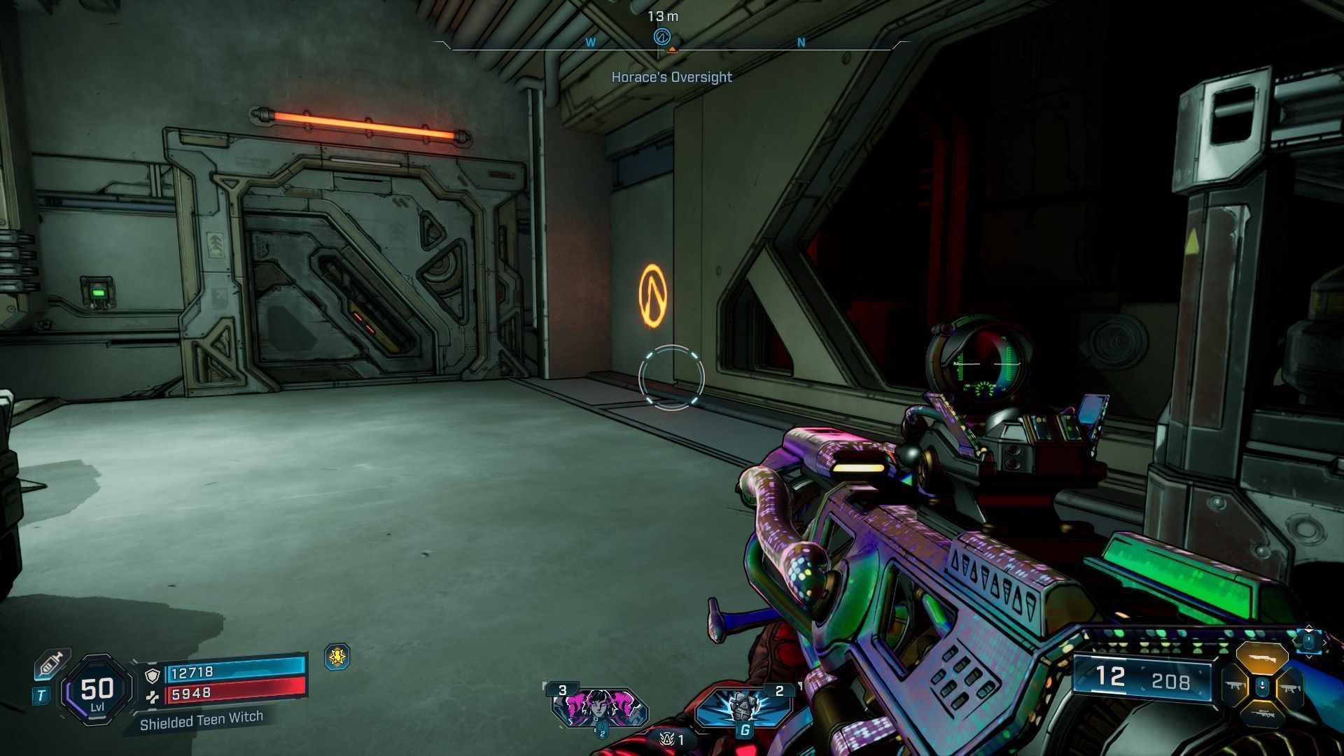 The Vault Symbol is within a locked room (Image via 2K)