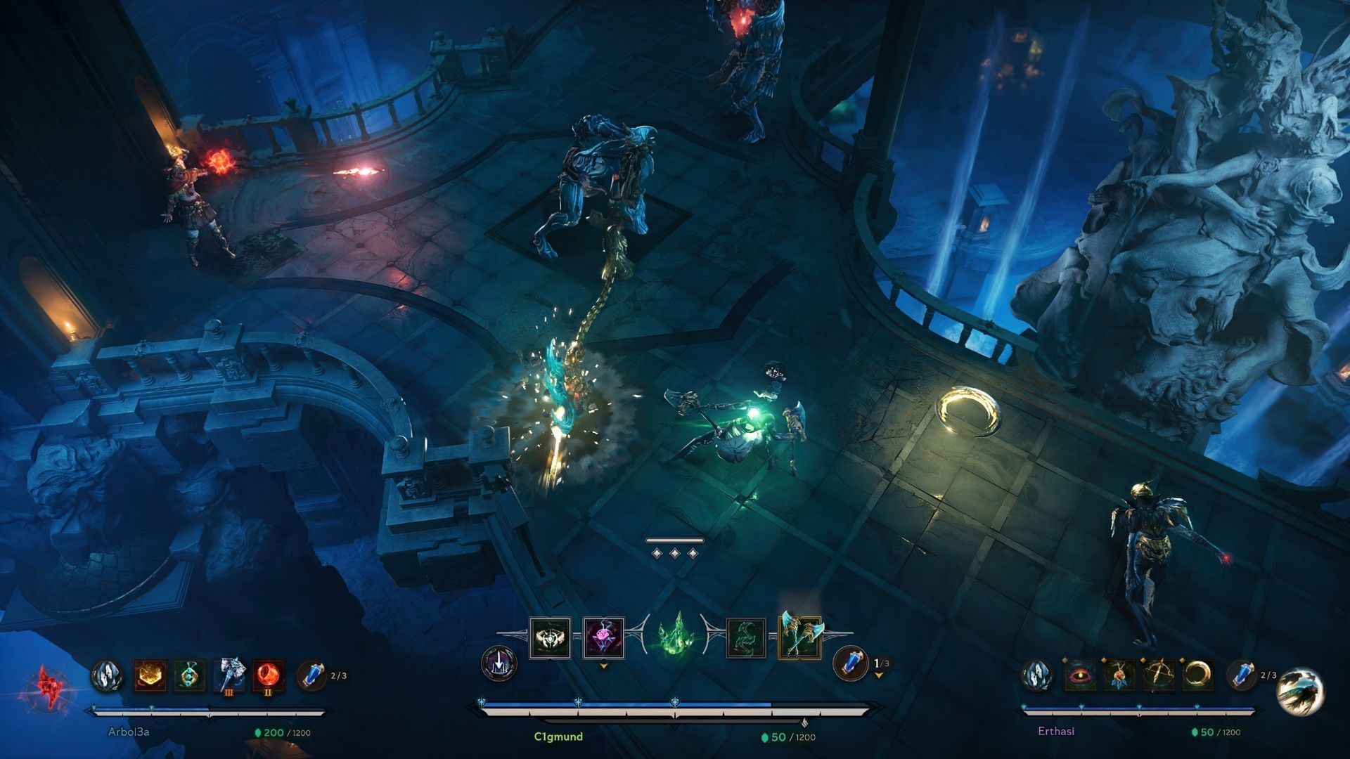 The monsters can be just as deadly as the players; including a monster that cannot be killed! Situational awareness is key (Image via Bonfire Studios)