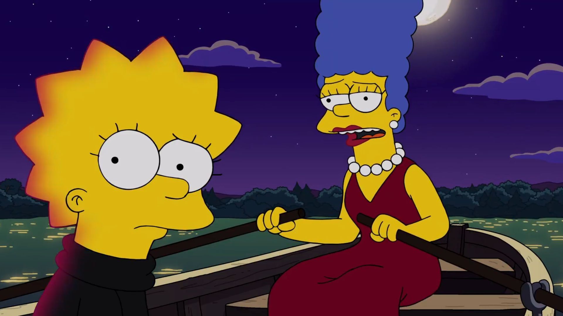 Lisa and Marge escape (Image via Hulu)