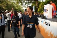Saina Nehwal at the Viksit Bharat Run (Image Source: Getty)