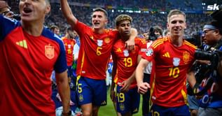 Lamine Yamal responds when asked if he will take Spain no.10 shirt from Barcelona teammate Dani Olmo